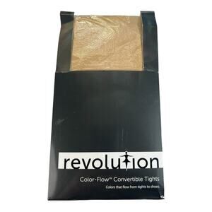 Revolution Color-Flow Convertible Tights Dark Tan NWT sz LA (Large Adult)